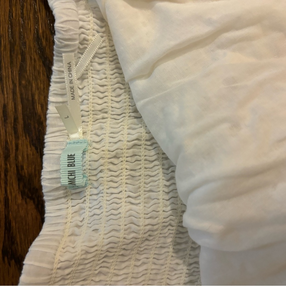 NWOT kimchi blue white eyelet dress size large - Picture 6 of 6